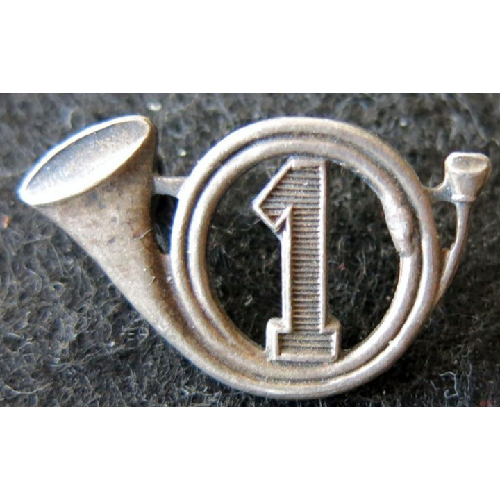 1° GCP : insigne métallique du 1° groupe de chasseurs portés de fabrication Aremail H. 120