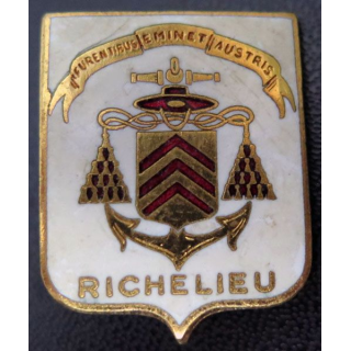 RICHELIEU : bâtiment de ligne Richelieu de fabrication Augis en émail
