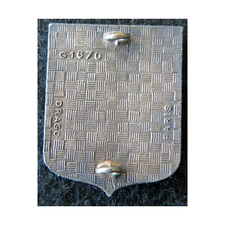 CPCI N° 1 : insigne métallique du centre perfectionnement cadres infanterie N° 1 fabrication Drago G. 1670