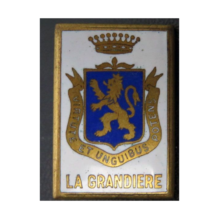 LA GRANDIERE : insigne de l'aviso colonial La Grandière 