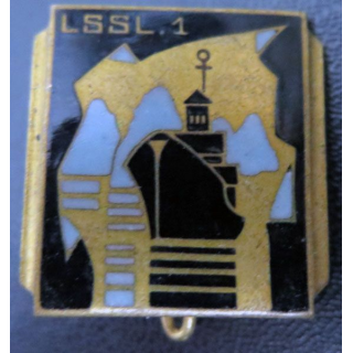 LSSL 1 : insigne du LSSL 1  de fabrication Drago Olivier Métra en émail