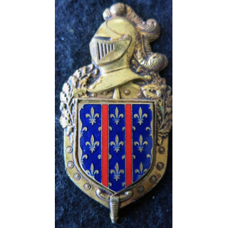 2° GGM ARCUEIL : 2° groupement de gendarmerie mobile d'Arcueil de fabrication Drago Paris H. 696 émail