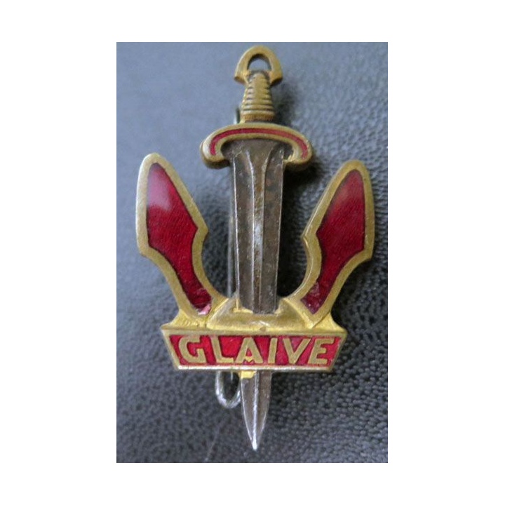 Patrouilleur Glaive de fabrication Drago Olivier Métra en émail