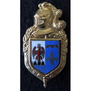 CCRG PACA : commandement de circonscription régionale de la gendarmerie Provence Côte d'Azur fabrication Beraudy H. 696 émail