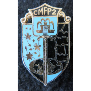 CMFP 2 : insigne du centre de formation professionnel n°2 de fabrication Drago G. 1993