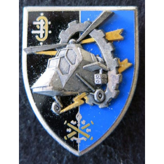 9° RSA : insigne métallique du 9° régiment de soutien aéromobile de fabrication Fraisse G. 3449