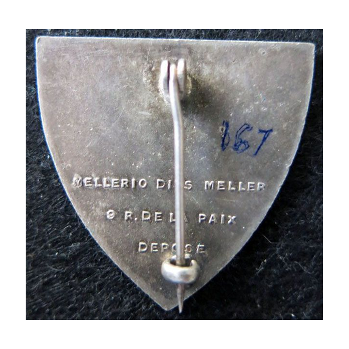 201° RI : 201° régiment d'infanterie de fabrication Mellerio déposé en émail