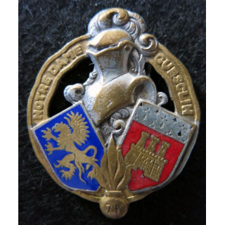 71° RI : 71° régiment d’infanterie de fabrication Drago Paris H. 110 ajouré en émail