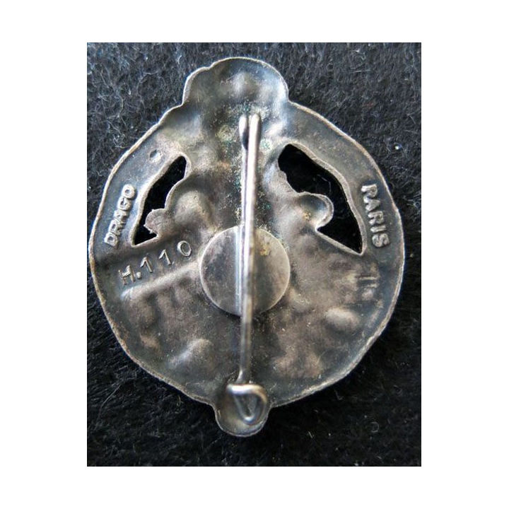 71° RI : 71° régiment d’infanterie de fabrication Drago Paris H. 110 ajouré en émail