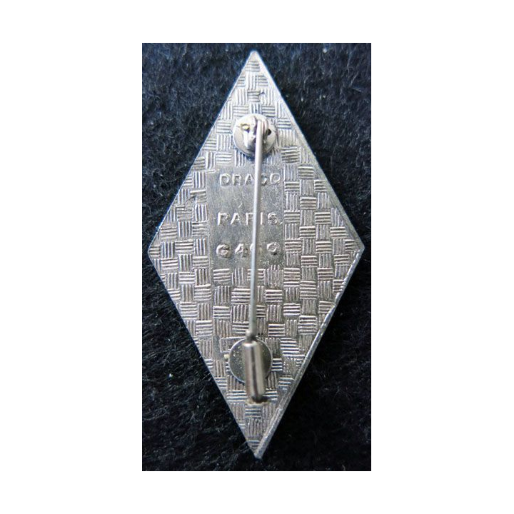 150° RI : Insigne métallique du 150° régiment d'infanterie de fabrication Drago Paris G. 460 en argent