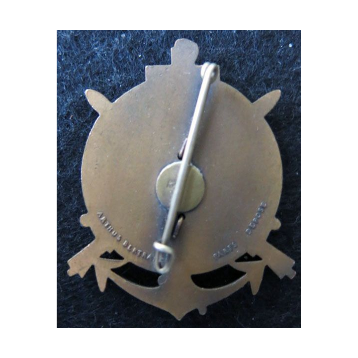 61° DI : insigne 61° division infanterie de fabrication Arthus Bertrand Paris déposé en émail
