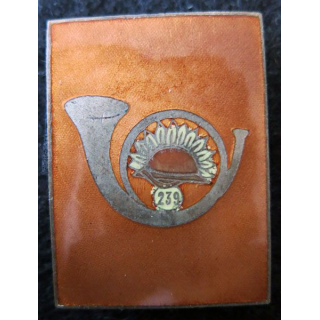 239° RI : 239° régiment infanterie de fabrication G. Moret Paris en émail