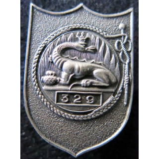 329° RID : 329° régiment infanterie divisionnaire de fabrication Moret Paris tout argenté