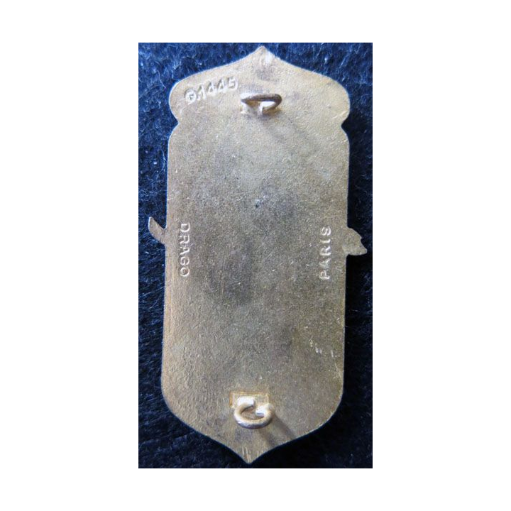 30° DI : Insigne métallique de la 30° division d’infanterie Maroc de fabrication Drago Paris G. 1445 en émail