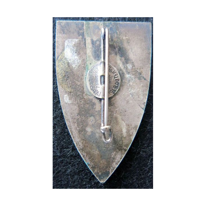 125° RI : 125° régiment infanterie de fabrication Fraisse Demey en émail grand feu