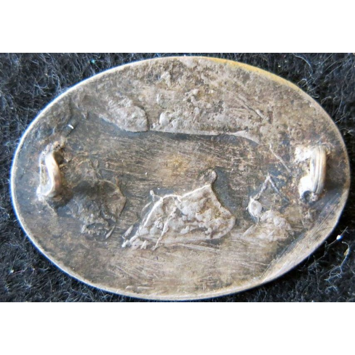 169° RIF : insigne métallique du 169° régiment d'infanterie de forteresse embouti