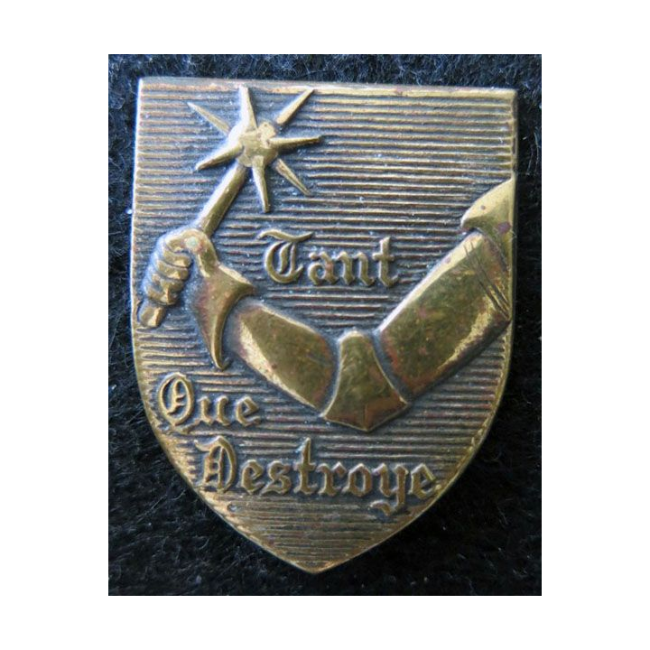 9° RCA : 9° régiment de chasseurs d'Afrique fabrication Drago déposé métal