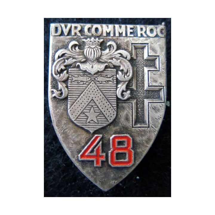 48° RI : 48° régiment infanterie fabrication Drago Béranger déposé peint