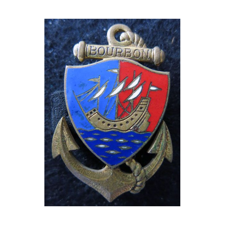 CC BOURBON : Compagnie Coloniale de BOURBON Drago Paris émail H. 735