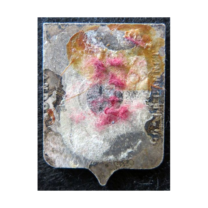 110° RI : insigne métallique du 110° Régiment d'infanterie de fabrication Andor en émail sans attache