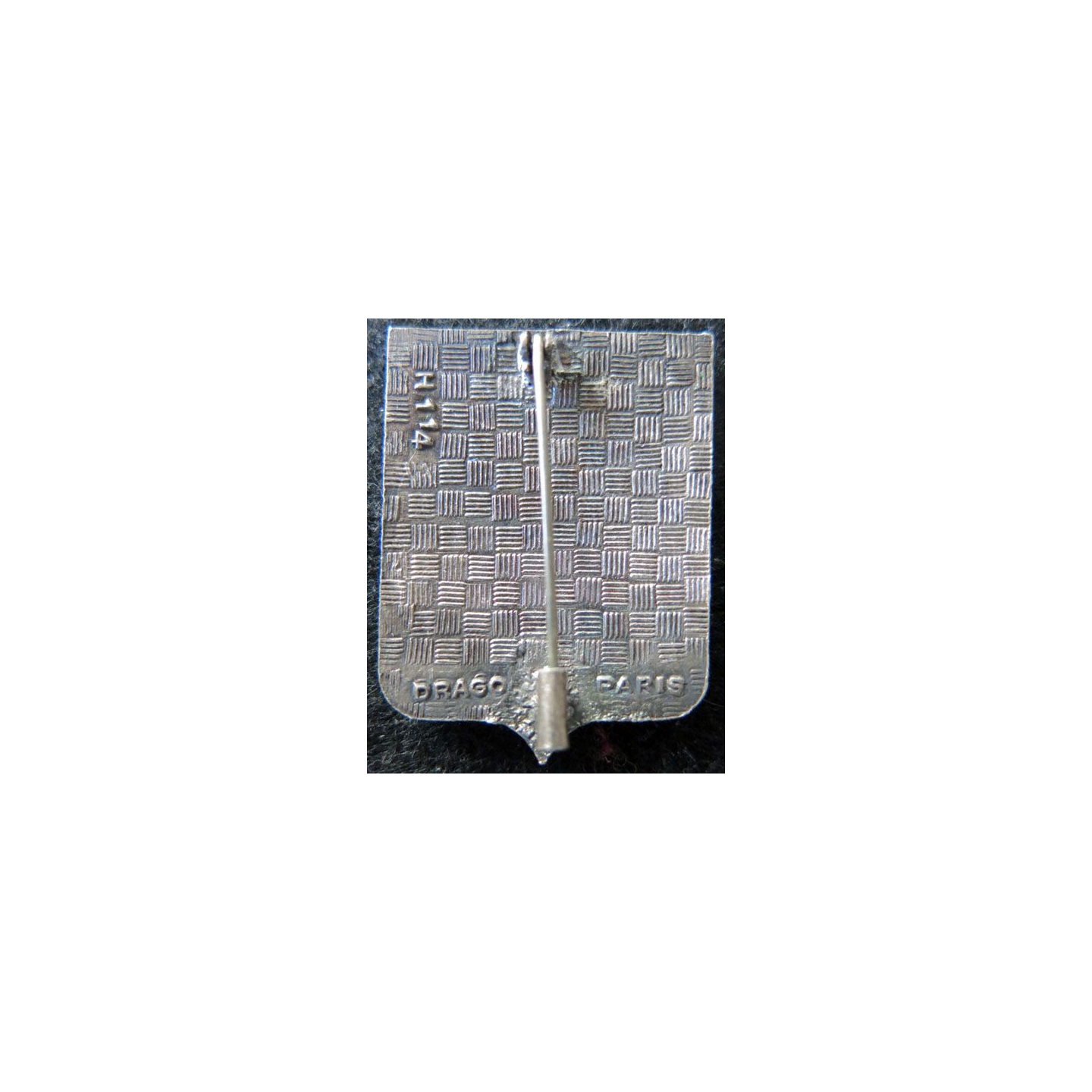 INSIGNE MILITAIRE INFANTERIE : " 60° R.i. "Drago Paris G1369 Dos