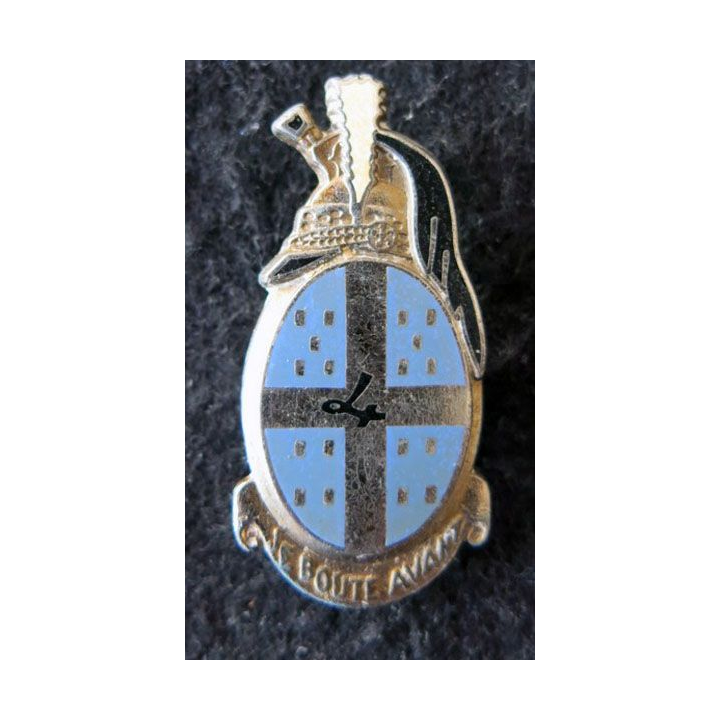 4° RD : insigne métallique du 4° régiment de dragons de fabrication Drago Paris G. 2166