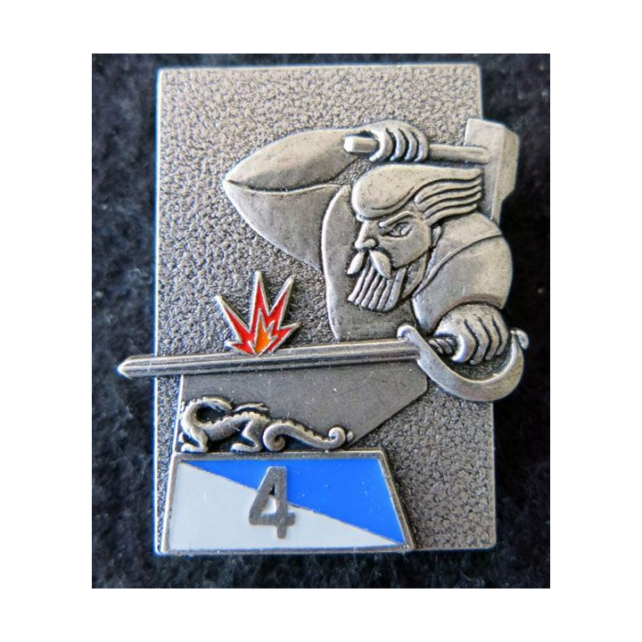 4° RMAT : 4° régiment du Matériel de fabrication Delsart Sens G. 3287 en relief