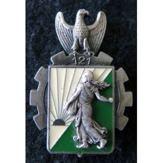 121° RT : 121° Régiment du Train fabrication Delsart G. 2785 en relief