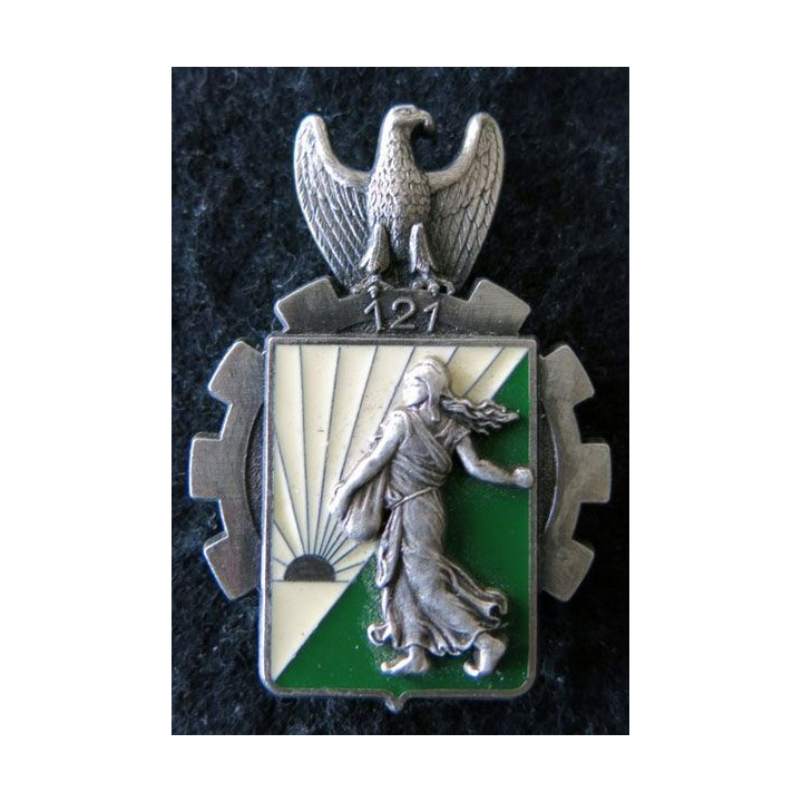 121° RT : 121° Régiment du Train fabrication Delsart G. 2785 en relief