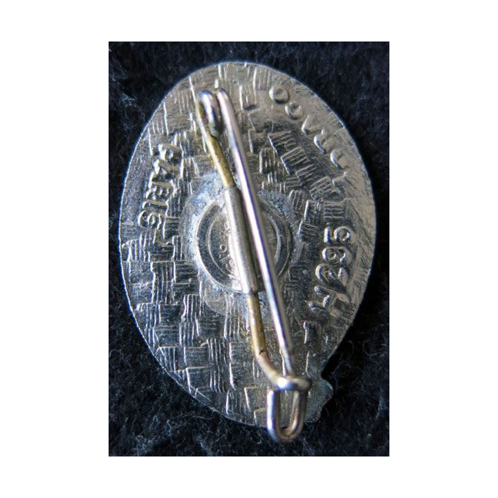 1° RHP : insigne métallique du 1° régiment de hussards parachutistes de fabrication Drago Paris H. 295