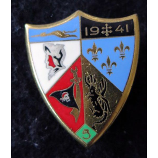 5° EC : insigne 5° Escadre de chasse de fabrication Drago Paris A. 603