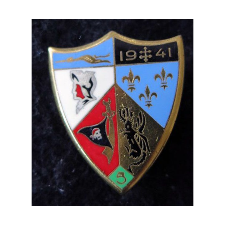 5° EC : insigne 5° Escadre de chasse de fabrication Drago Paris A. 603