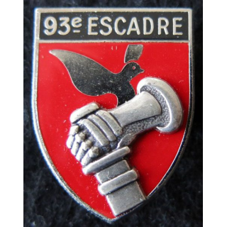 93° EB : insigne 93° Escadre de Bombardement de fabrication Delsart Sens  A. 915
