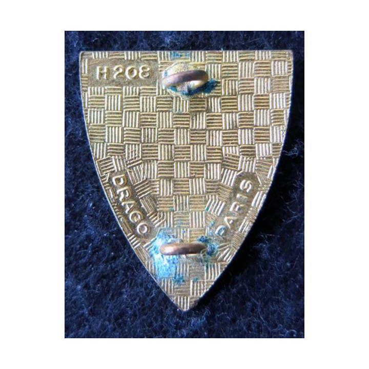 28° RT : insigne du 28° régiment de transmissions de fabrication Drago H. 208 en émail