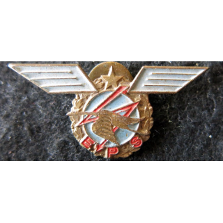EPS AIR : vieil insigne en métal peint EPS armée de l'air fabricant non mentionné