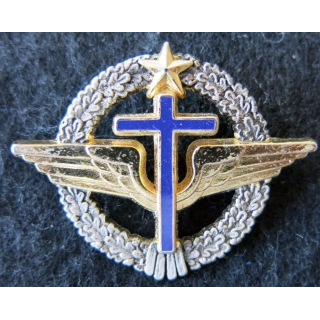 ARMÉE AIR : insigne métallique de béret d’aumônier 40 mm Ballard