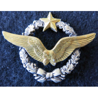 ARMÉE AIR : insigne métallique Brevet de Pilote d'avion Drago Paris 43 mm