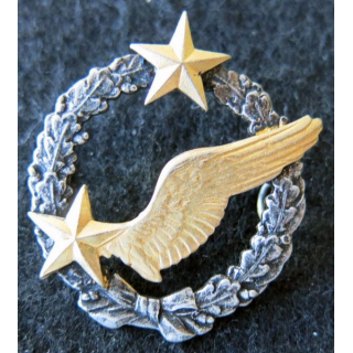 ARMÉE AIR : insigne métallique brevet d'élève pilote d'avion (actuel) sans fabricant 43 mm