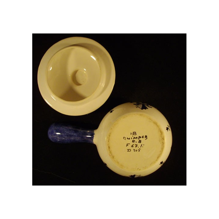 PETITE CASSEROLE HB HENRIOT FLEUR DE LYS RÉFÉRENCE F.67.1: D.205
