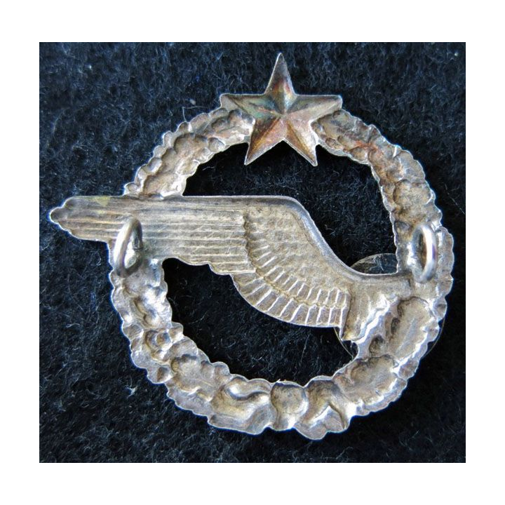 ARMÉE AIR : insigne métallique brevet d'élève navigateur 43 mm