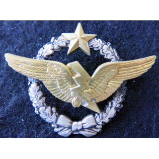 ARMÉE AIR : insigne métallique brevet de radio navigant Drago Paris 43 mm