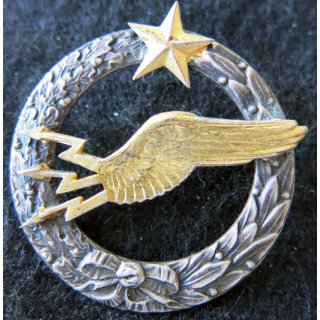 ARMÉE AIR : insigne métallique brevet d'élève radio navigant sans fabricant 46 mm