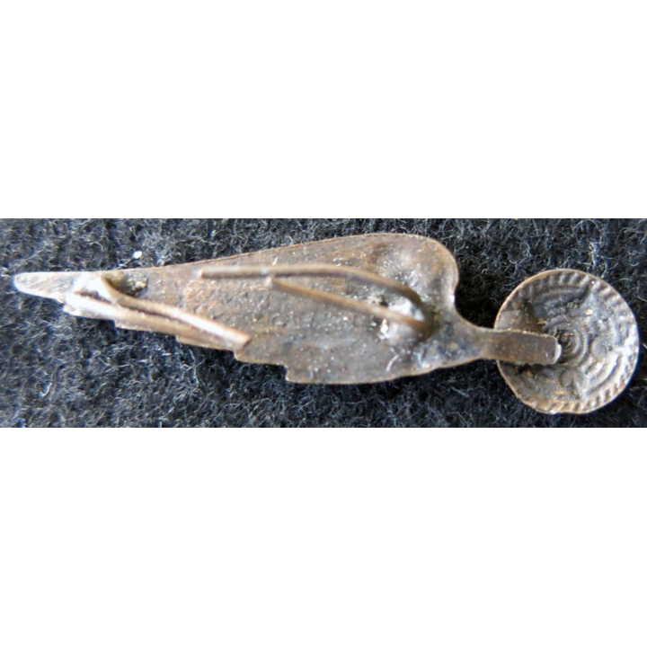 ARMEE AIR : Ancien insigne de coiffure de mitrailleur troupe de l'armée de l'air 1928