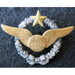 ARMÉE AIR : insigne métallique brevet de navigateur Drago Noisiel 43 mm