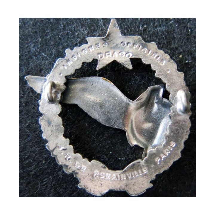 ARMÉE AIR : insigne métallique brevet d'élève radio navigateur Drago Romainville 43 mm