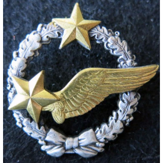 ARMÉE AIR : insigne métallique brevet d'élève pilote d'avion (actuel) Drago Paris 43 mm