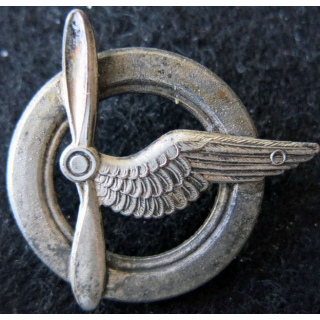 ARMEE AIR : Ancien insigne de brevet membre d'équipage avion et dirigeable 40 mm