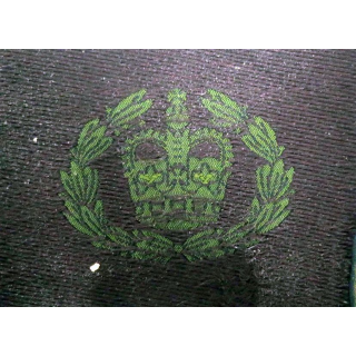 GB : insigne de grade basse visibilité d'adjudant de l'armée britannique