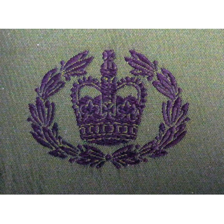GB : insigne de grade basse visibilité d'adjudant de l'armée britannique