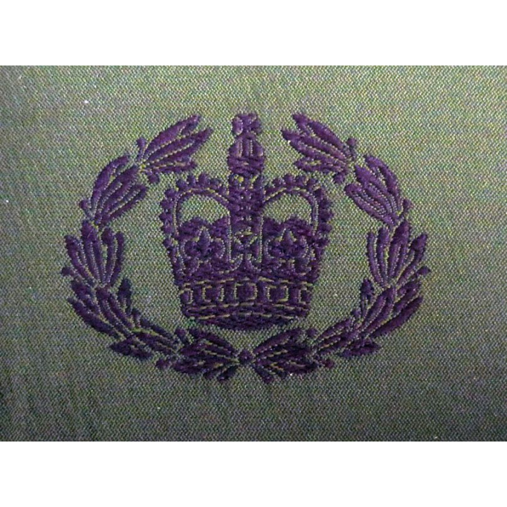 GB : insigne de grade basse visibilité d'adjudant de l'armée britannique